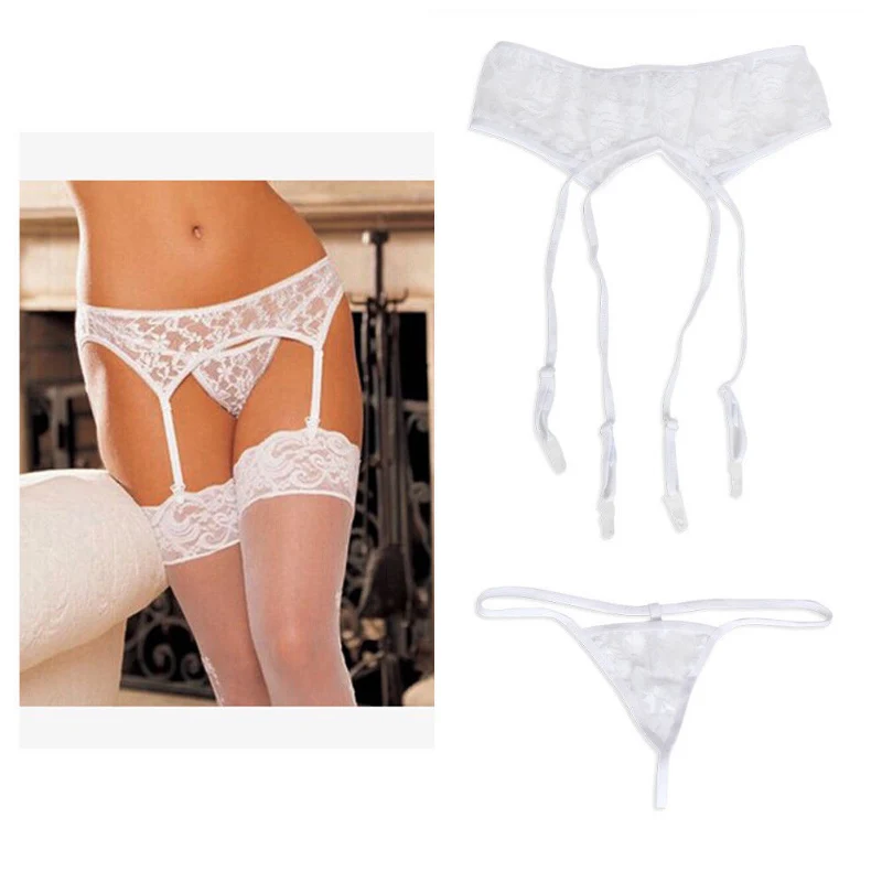 Сексуальные кружевные чулки до бедра в сетку, женские Babydoll с искушением, пояс для чулок, нижнее белье, каваи белье