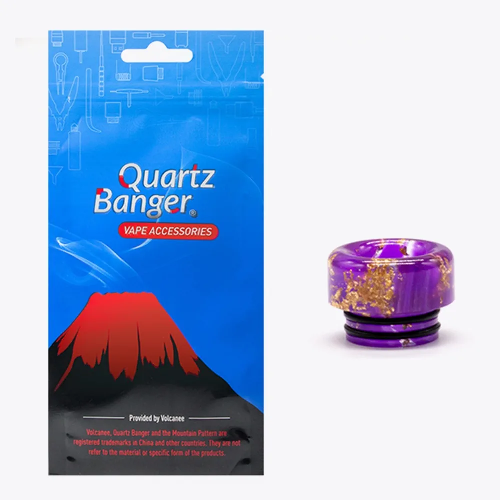 

Volcanee 810 Shinning Drip Tip Black Gold Red Color Driptip for Kennedy 24 V12 RTA RDA Atomizer Vape Accessories Mouthpiece