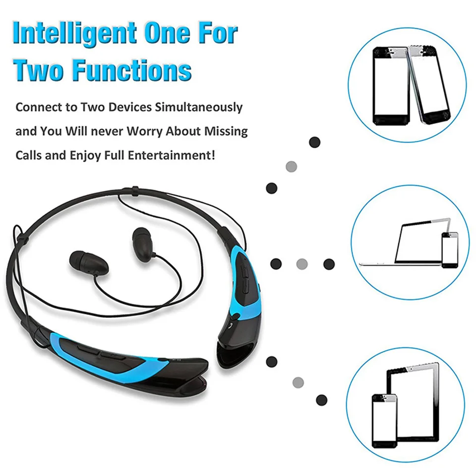VCHICSOAR HBS-760 беспроводные Bluetooth наушники 4 0 бег спортивные стерео наушники-вкладыши