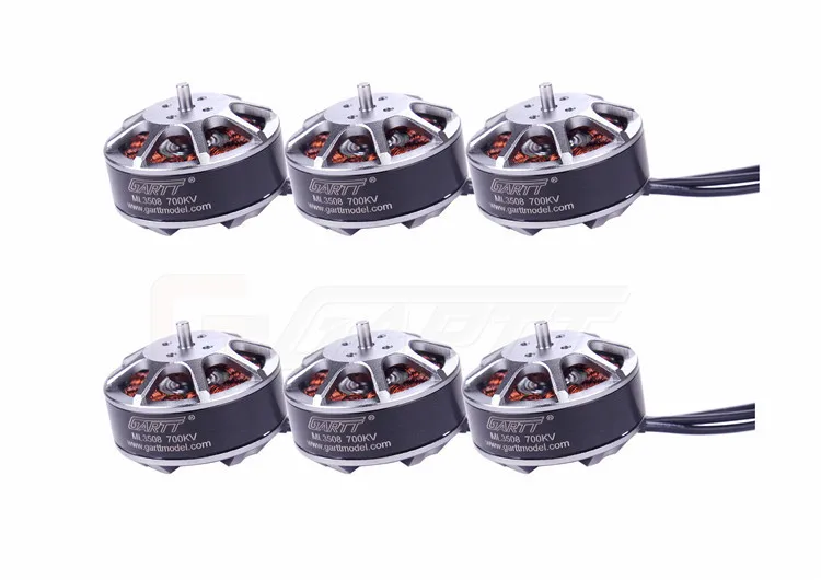 6 шт. GARTT ML 3508 700KV 460W бесщеточный двигатель для многовинтового радиоуправляемого