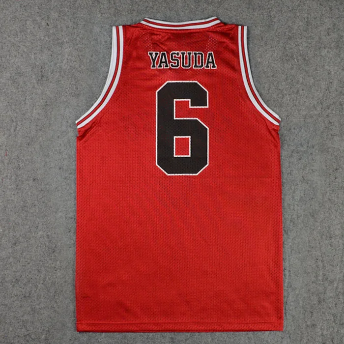 Костюм для косплея аниме Slam Dunk Shohoku из джерси с номером 6 Yasuharu Yasuda баскетбольной