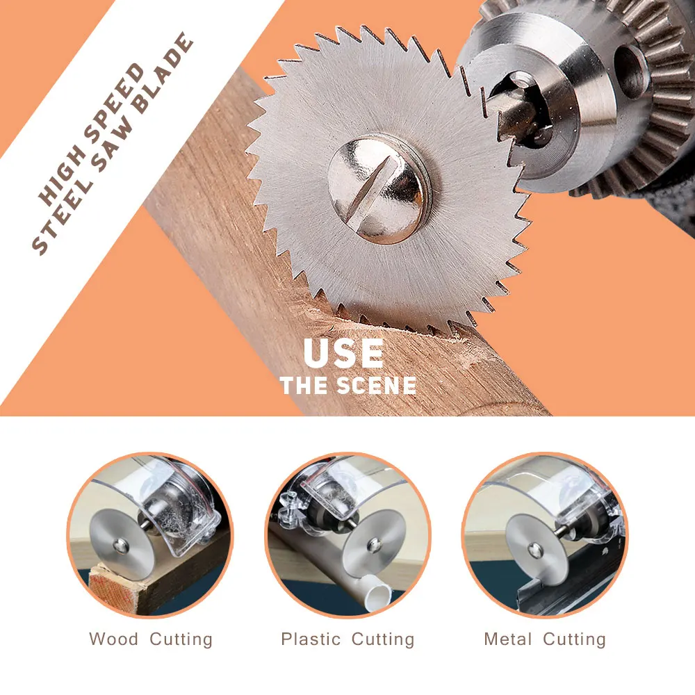 Мини циркулярная пила из быстрорежущей стали 6 шт./компл.|cutting disc for drill|saw blade cutting