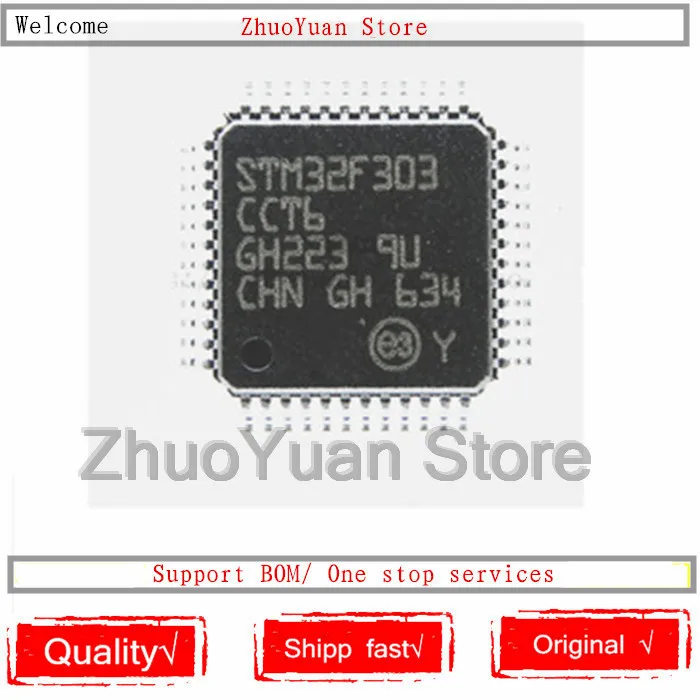 1 шт./лот STM32F303CCT6 STM32F303 CCT6 LQFP-48 новая Оригинальная микросхема | Электроника