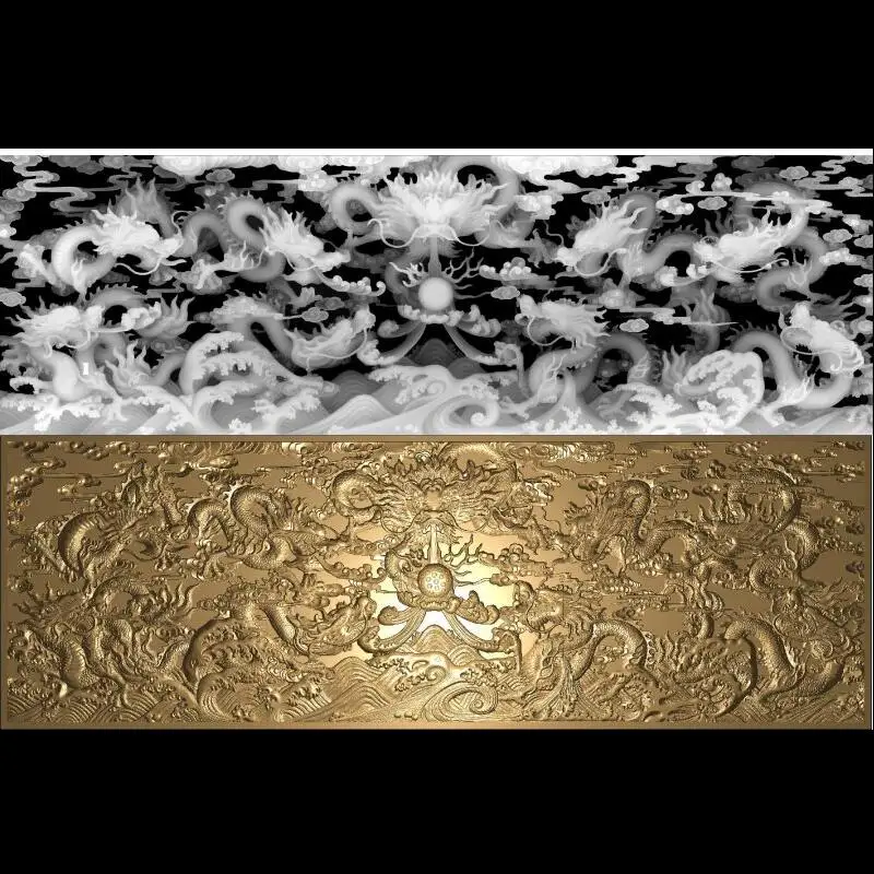 9 шт. панели для украшения стен дракона 3D STL модель cnc ARTCAM ASPIRE MACH3 настенная панель |