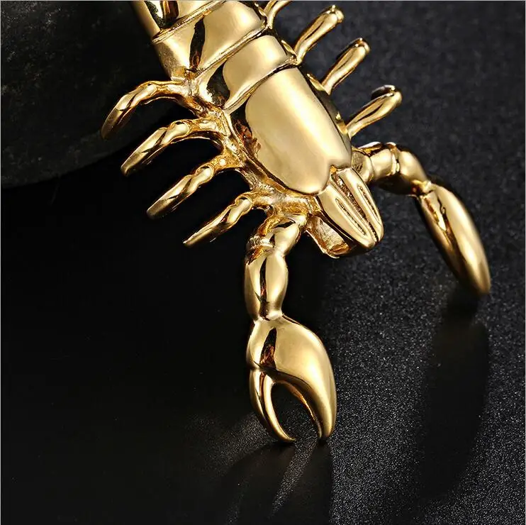 Готическая Панк мода рок скорпион кулон крутой мужской для мальчиков и женщин