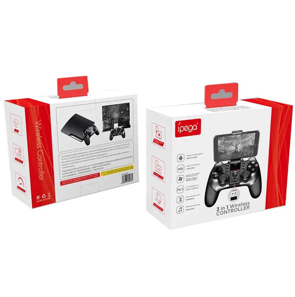 IPega PG-9076 Bluetooth геймпад с кронштейн 2 4 г Беспроводной ReceiverJoystick Android игровой консоли