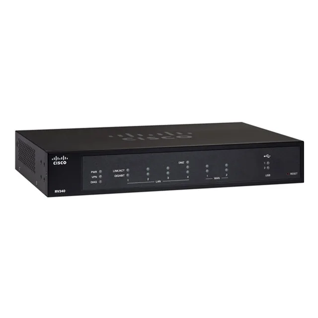 Новый CISCO RV340 K9 CN двойной WAN гигабитный vpn маршрутизатор|Беспроводные роутеры| |