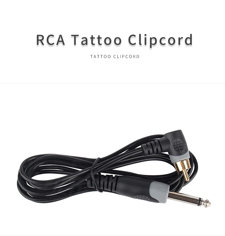 YI88in медь RCA татуировки Клип шнур черный мягкий силиконовый правый угол L тип провода коннектора для роторной татуировки машины питания
