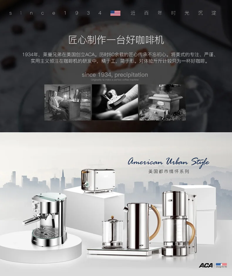 Pump press Coffee machine household commercial Italian Semi-automatic Steam type | Бытовая техника