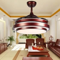 ceiling fans lamp 42 inch 108cm led living room ceiling lamp 85 265v brown dimming remote control free shopping ceiling fan lamp
