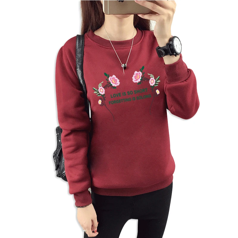 

Korean Women's Harajuku Kawaii hoodies Print Letter Casual Sweatshirts Women Tops streetwear clothes sudadera mujer moleton