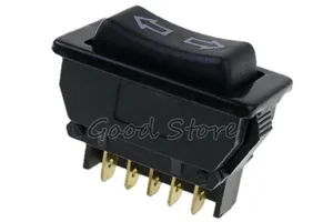 1 шт. 5 контактов черный Универсальный пластиковый переключатель постоянного тока 12 В 20 а автомобильный переключатель стеклоподъемника вверх и вниз стрелка подъемный переключатель