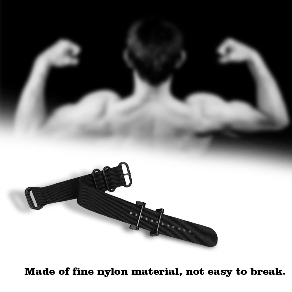 

Smart Watch band Outdoor Waterproof Nylon Watch Band Men's Watch-strap Steel Buckle with Screwdriver for Suunto Core