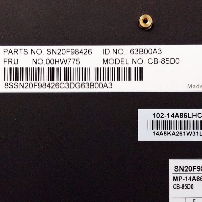 Новый оригинальный Германия гр Подсветка клавиатура для ThinkPad P40 Йога 14 (20DM 20DN 20FY)