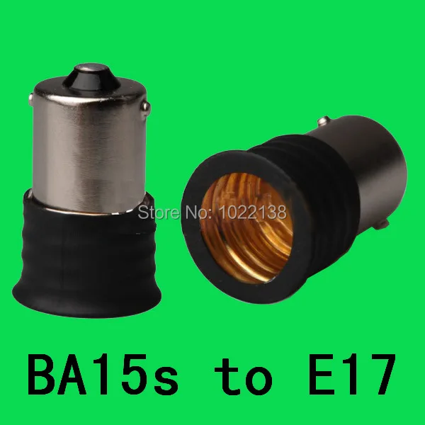 

100pcs BA15s to E17 LED lamp holder socket adapter 1157 chandelier pendant lamp base BA15s-E17 halogen bulb base lamp Converter