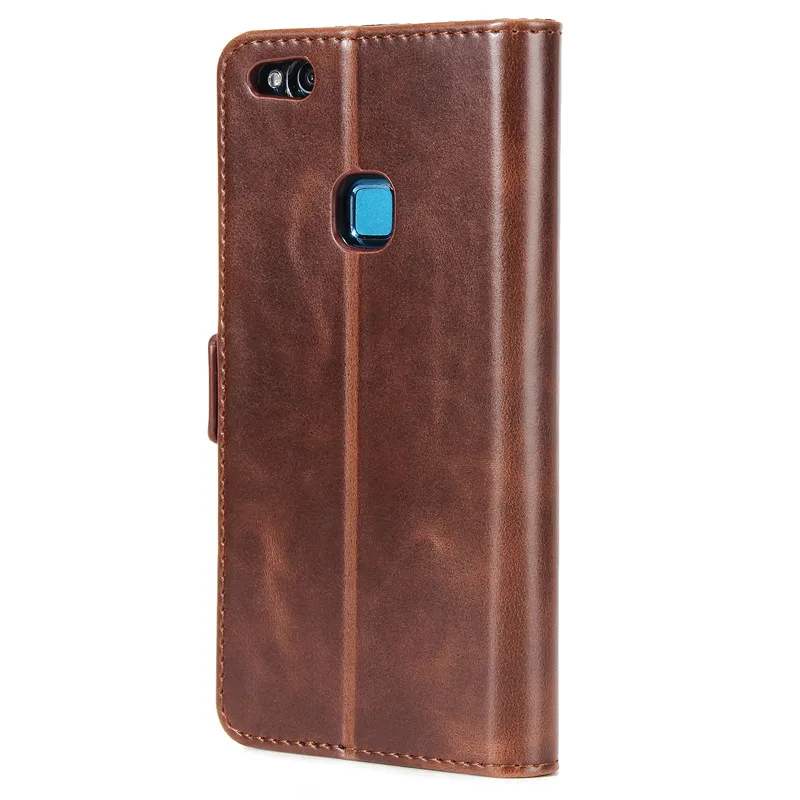 Retro Luxury Wallet Case For Huawei Ascend P10 Lite Original PU Leather Flip Phone Bag Cover Nova Cases | Мобильные телефоны и