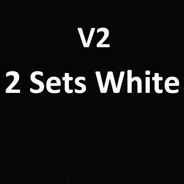 Белый Набор кистей для макияжа V2 2 комплекта - Handle Color: Белый