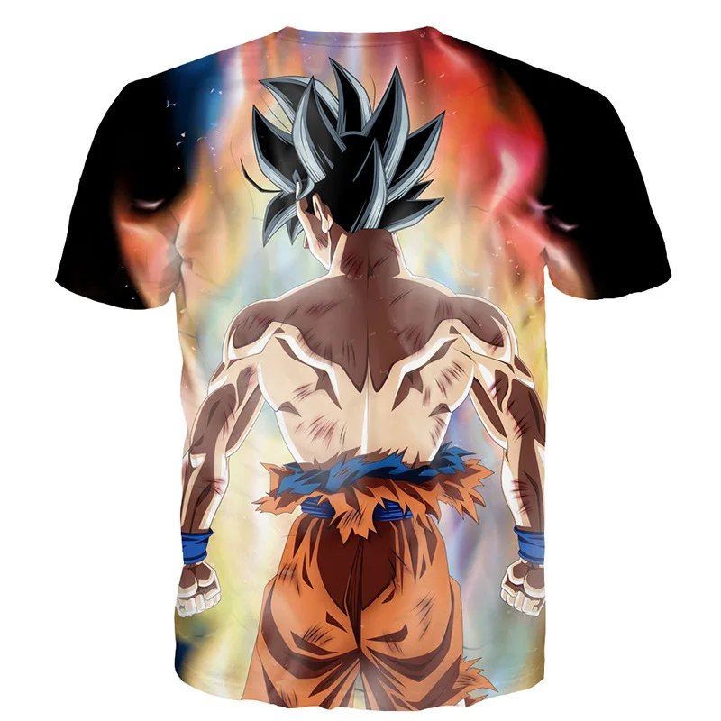2018 New men's Dragon Ball anime tights male sleeved summer T-shirt compression clothing fitness | Мужская одежда
