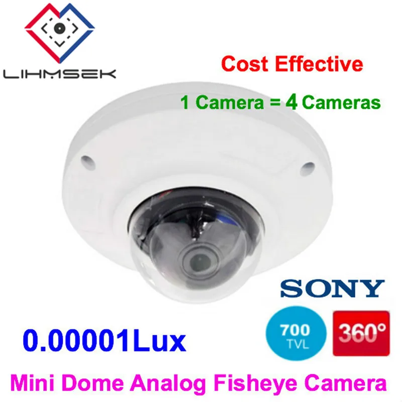 Камера видеонаблюдения Lihmsek супернизкая мощность 0 00001lux 700TVL 1 2 мм 360 градусов