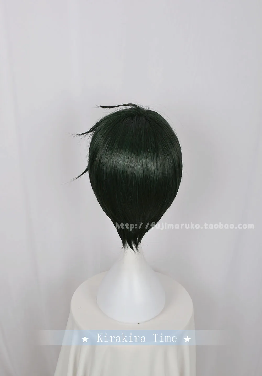 Kuroshitsuji Phantomhive Sebastian Michaelis Cosplay Wig Anime Black Butler Ciel Short Green Straight Hair | Тематическая одежда и