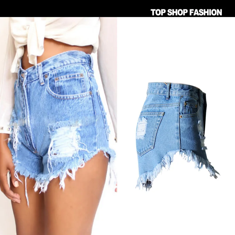 Лидер продаж домашняя одежда шорты с высокой талией для 2018 джинсовые джинсы