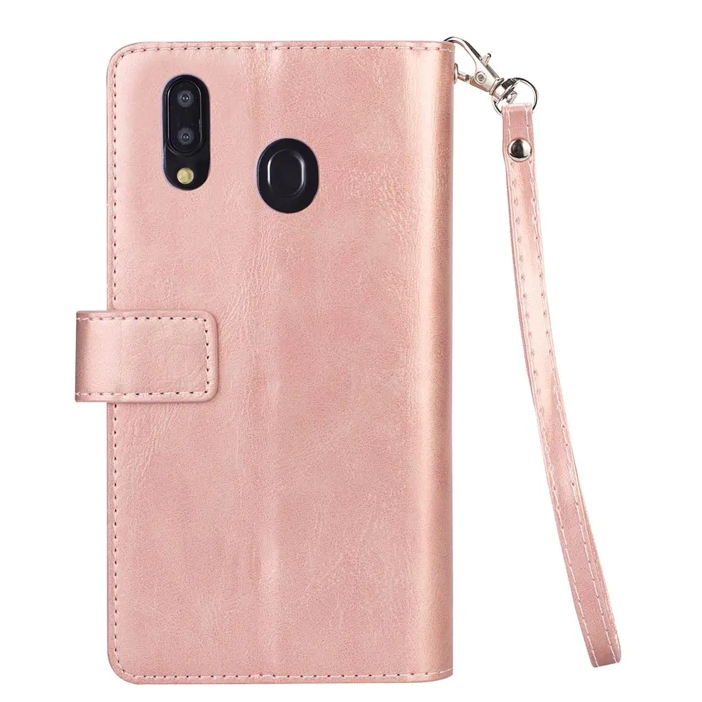 KISSCASE 9 Card Slot Case For Samsung Galaxy A50 A30 A70 A10 A5 A7 J3 J5 J7 2017 2018 J4 Plus Zipper Wallet Leather Bag Cover | Мобильные