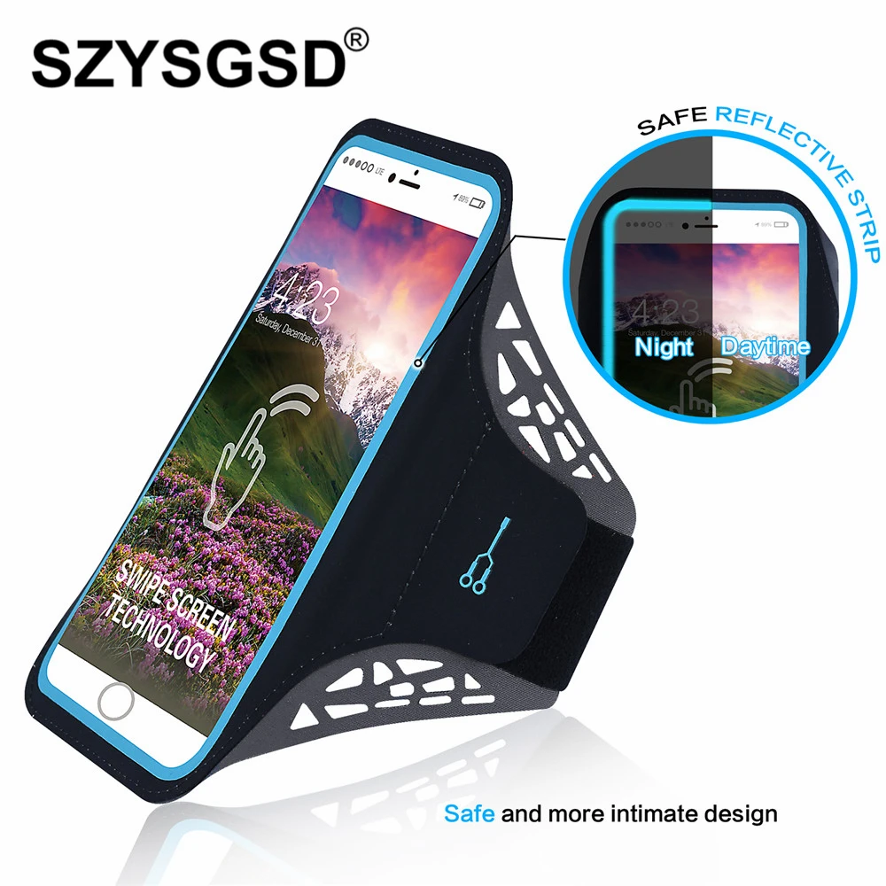 Чехол для телефона SZYSGSD водонепроницаемый спортивный держатель мобильного с