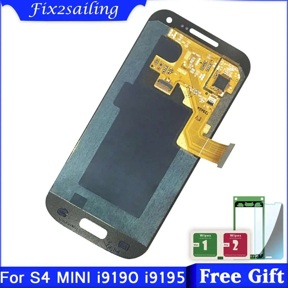 4 3 дюймов Super AMOLED ЖК дисплей для Samsung Galaxy S4 мини I9190 i9192 i9195 сенсорный экран