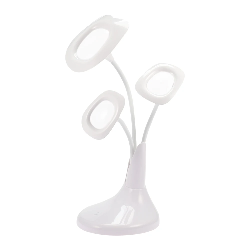 Morning Glory LED Настольная лампа сенсорное управление с USB порт зарядки 3 Уровня