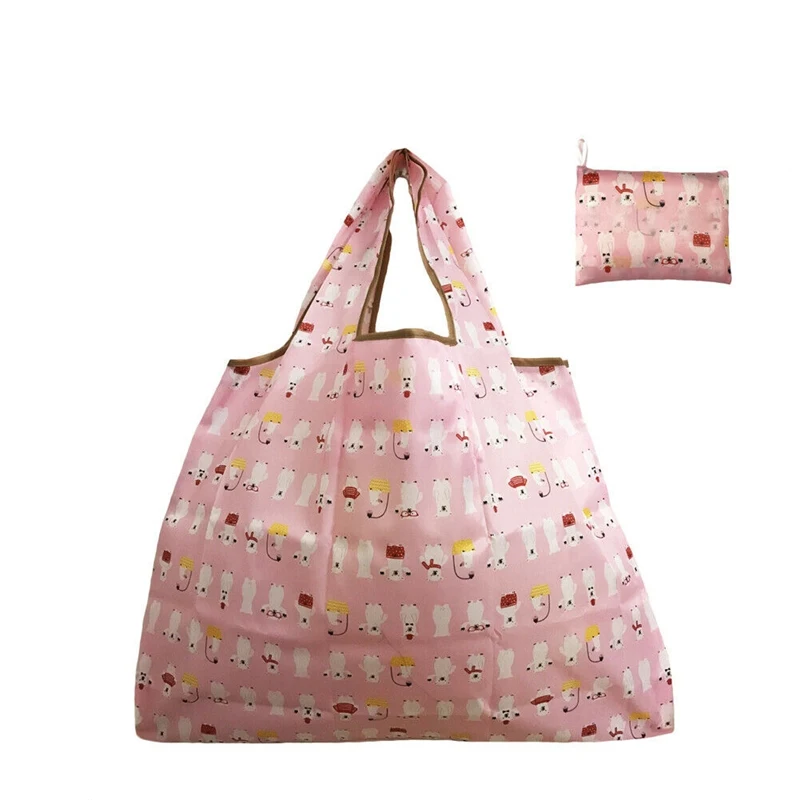 Новая прочная Экологически чистая складная сумка для покупок тоут многоразовая