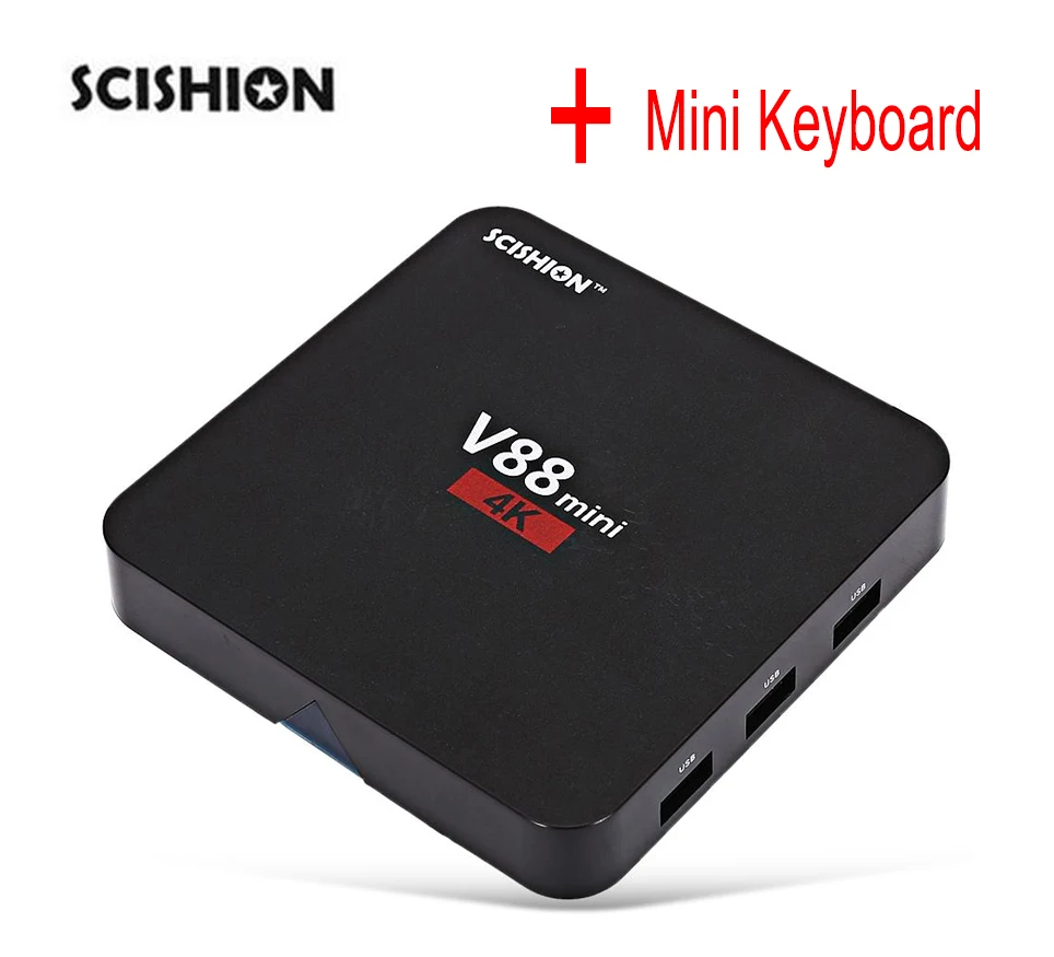 SCISHION V88 мини TV Box RK3229 4 Ядра Android 5.1 1 ГБ + 8 | Электроника