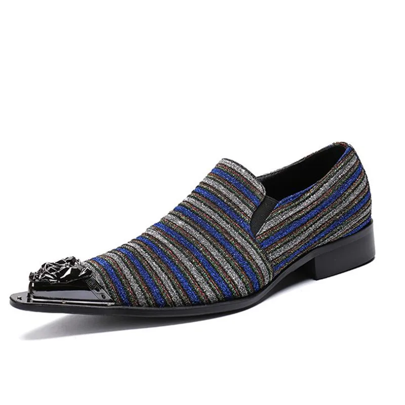 Мужская классическая обувь из натуральной кожи разные полосы мужская | Обувь