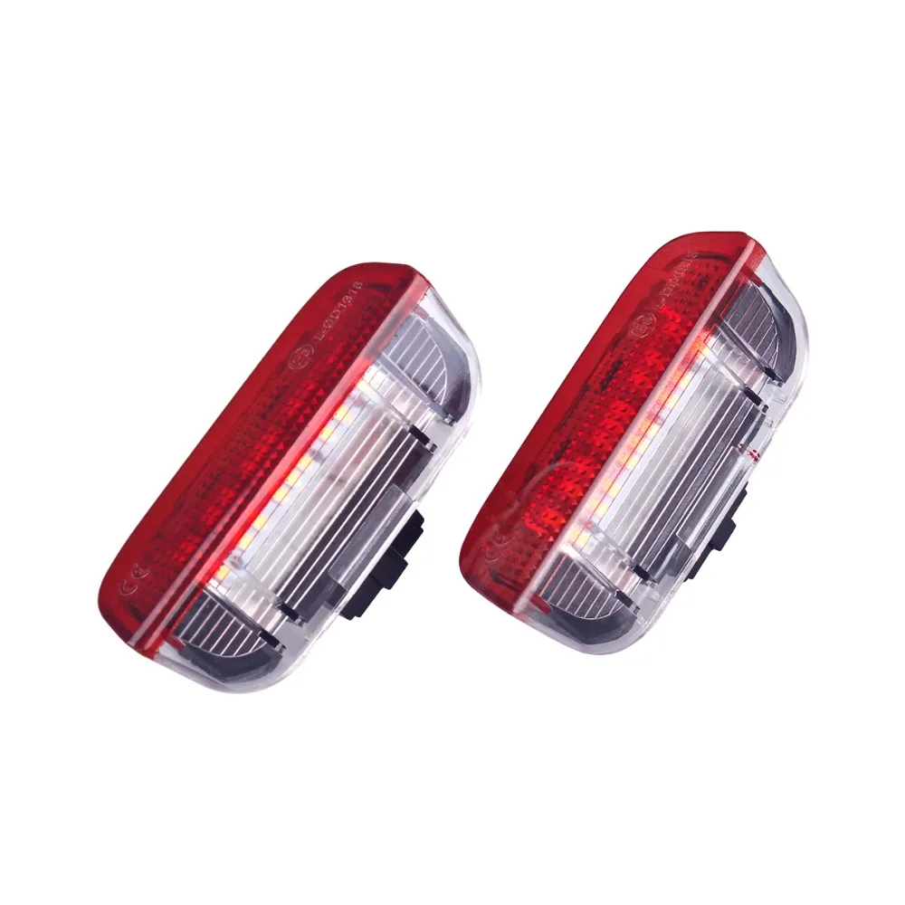 1-10 пар светодиодный светильник для автомобильной двери для Volkswagen VW Passat Scirocco Jetta Tiguan EOS CC Golf Sharan Sagitar Magotan Touareg