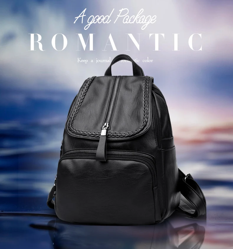 2018 Новый женский натюрморт Джокер Дамский рюкзак для отдыха путешествия pu мягкая