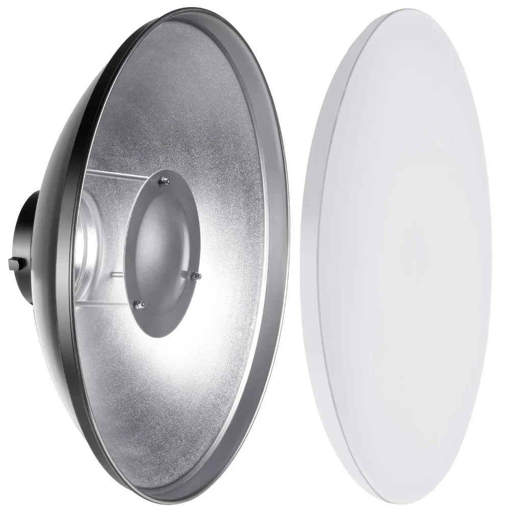 Neewer 16 дюймов стандартный отражатель Beauty Dish с белым диффузором носок для