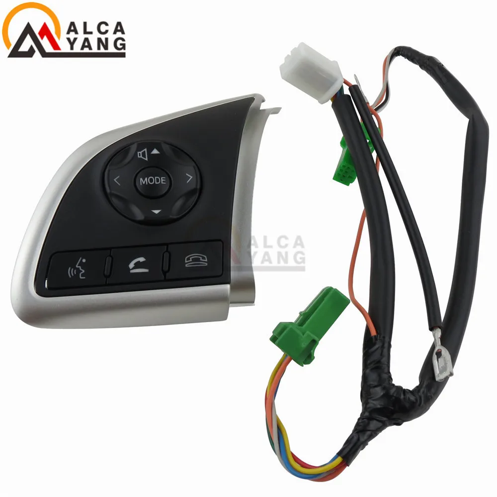 Left and wire Для Mitsubishi Outlander Xpander круиз-контроль переключатель рулевого колеса кнопка переключения звука переключатель громкости - Цвет: Left and wire