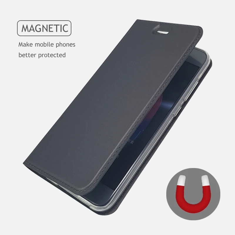 Чехол для Honor 9 мягкий чехол книжка из искусственной кожи с подставкой и