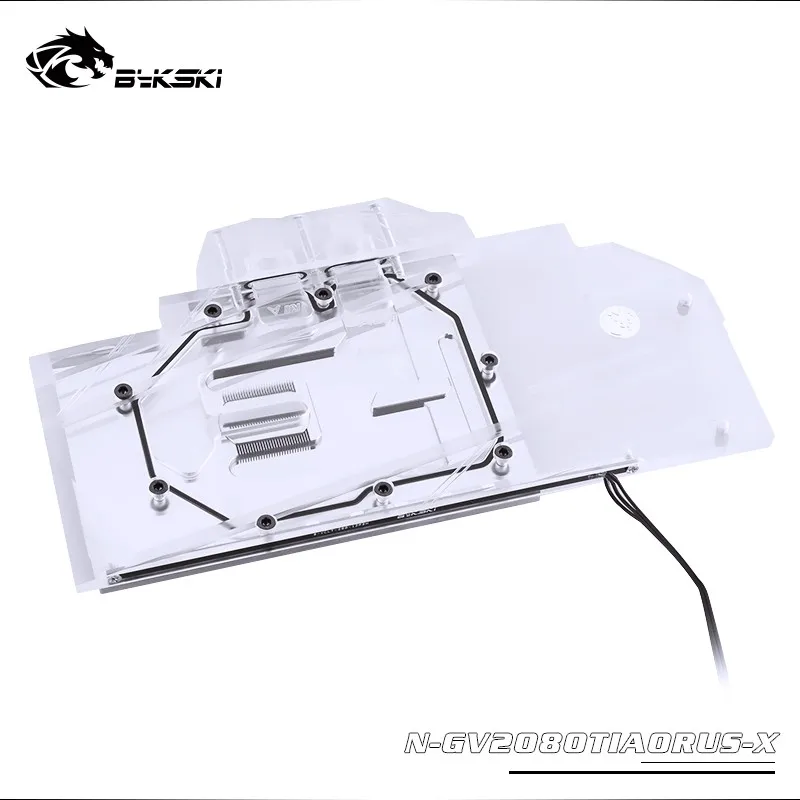 Bykski водного блока использовать для GIGABYTE AORUS GeForce RTX2080TI 11 г/полное покрытие медный радиаторный блок/RGB светильник поддержка AURA SYNC