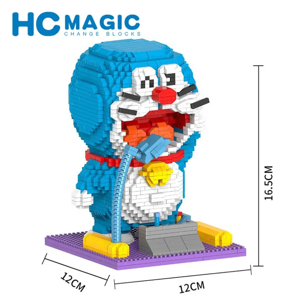 HC MAGIC 1008 японское аниме Дораэмон алмазные строительные наноблоки баустеин