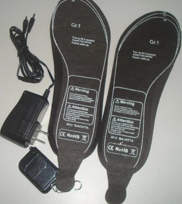 1450mAh Remote Control Heated Insoles Rechargeable Foot Warmer Insole Electric Adjustable Shoe Pad | Спорт и развлечения