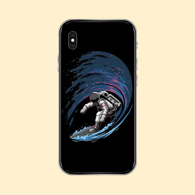 Космический астронавт эстетика Coque Мягкий силиконовый чехол для телефона крышка
