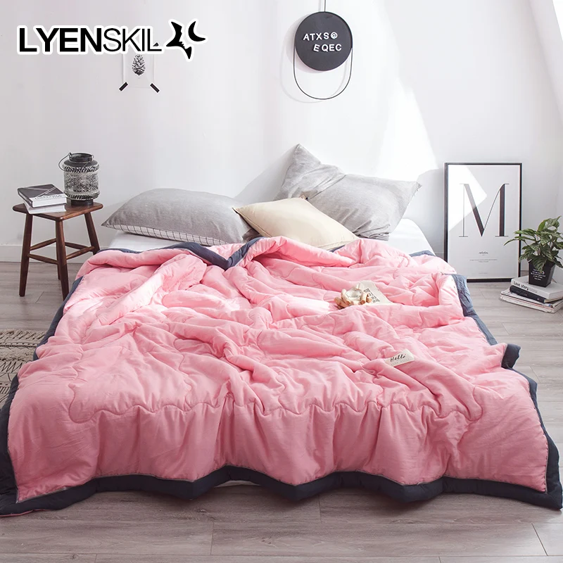 Помытое в воде хлопковое летнее стеганое одеяло с кондиционерами прохладное на