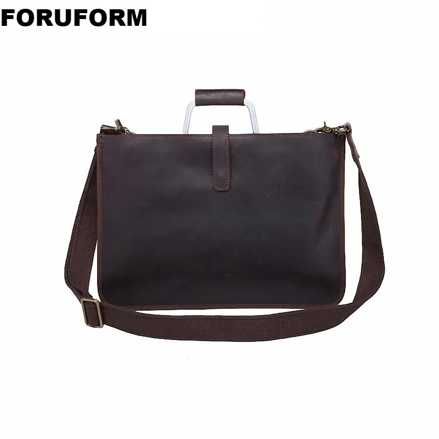 Men Business Leather Briefcase Shoulder Messenger Bag For Male Laptop Totes Men's Crossbody Briefcase Bags man Handbag