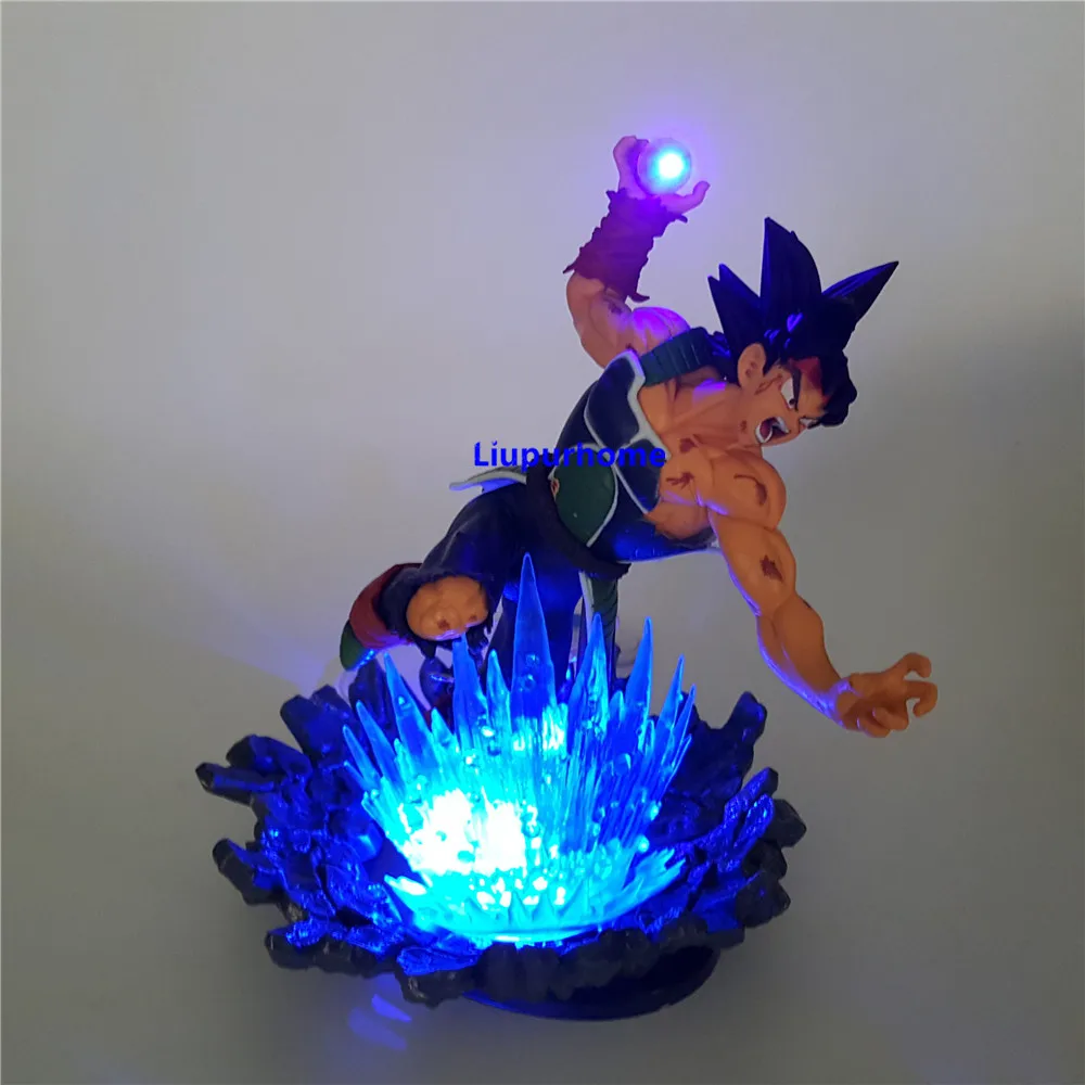 Dragon Ball Z Goku отец лопуха Светодиодная лампа ночник фигурки Супер Saiyan Dragon Ball Супер лопуха фигурка Lampara MY