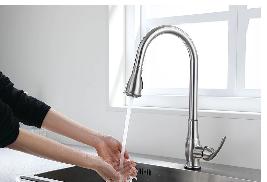 Кухонные смесители torneira para cozinha de parede кран для кухонный фильтр для воды кран Три способа раковина кухонный смеситель KH1022SN
