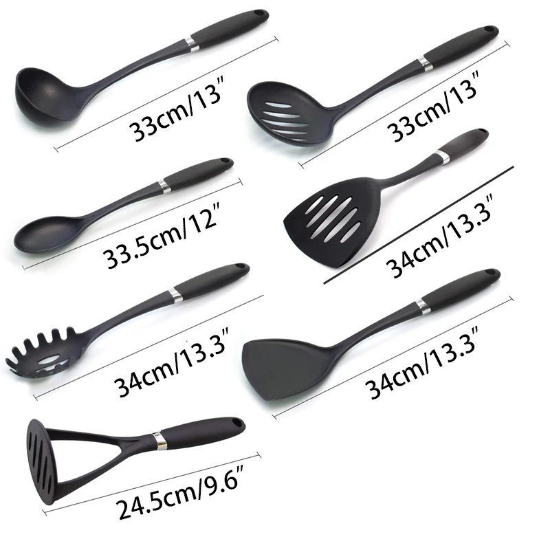 7 шт. кухонная утварь инструменты аксессуары теплостойкие Лопата Силиконовые