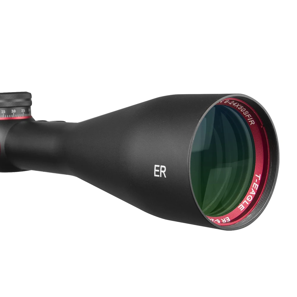 T-Eagle SFIR 6-24X50 прицел Боковая регулировка охотничий прицел оптические прицелы боковая фокусировка прицел Снайперский прицел