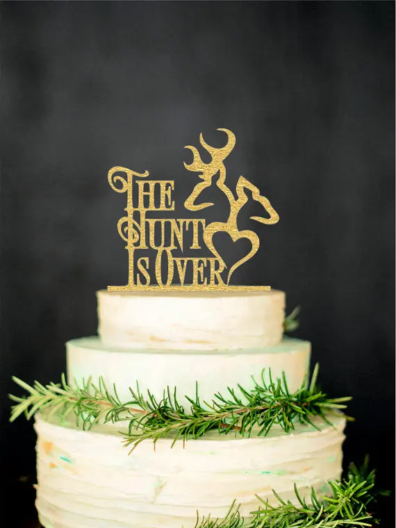 Олень свадебный торт Топпер выпечка деревенский топпер для торта|topper cake wedding|topper