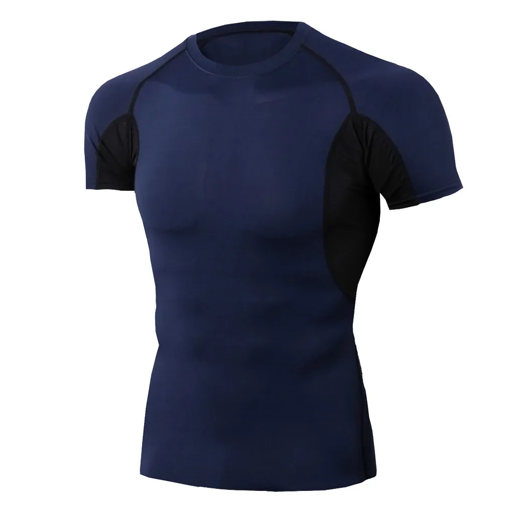 Рубашка для пробежек для мужчин Rashguard Мужская футболка с длинным рукавом Бодибилдинг Мужская футболка с принтом черепа топы для спортзала футболка# XTN