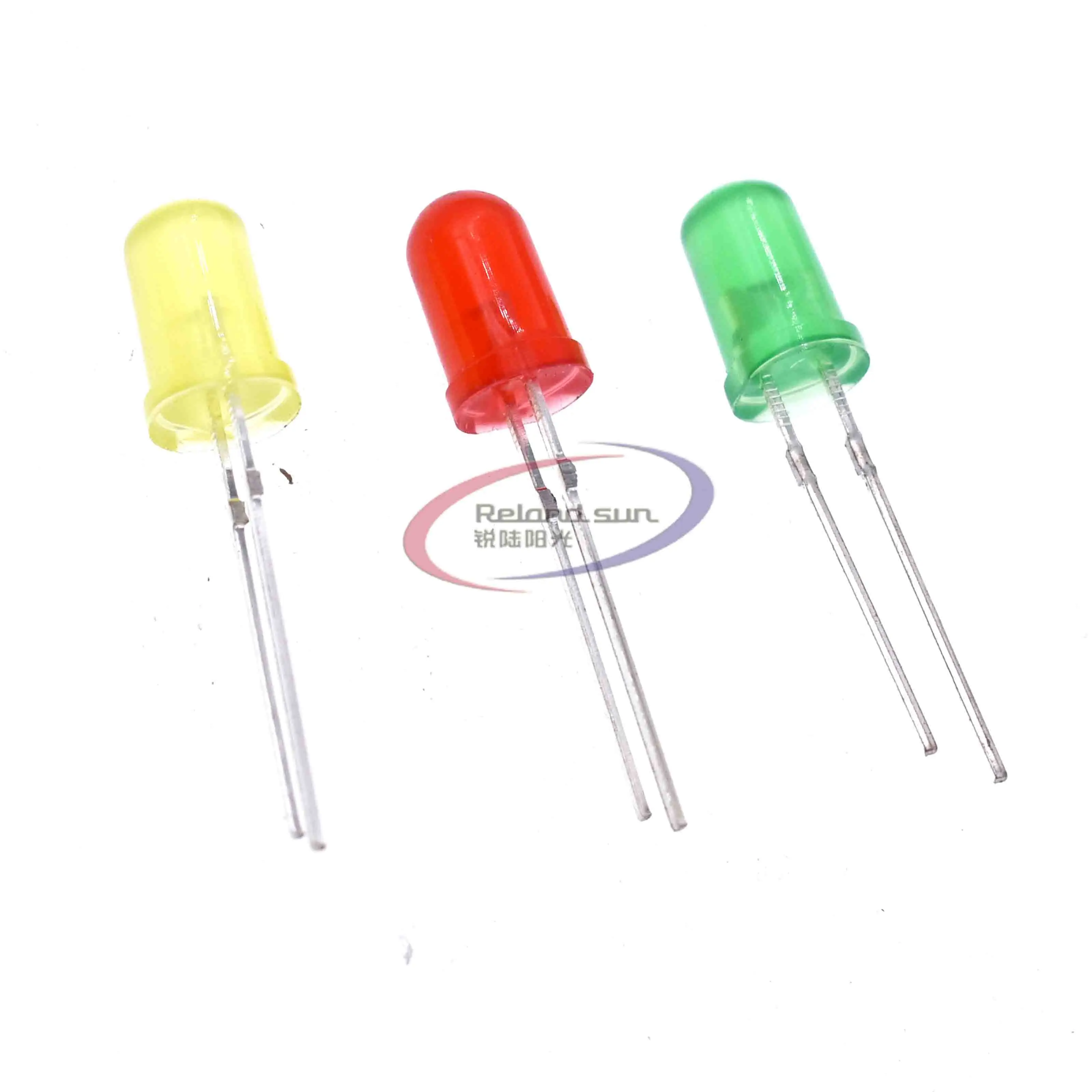 100 шт. светодиод 5 мм 3 красный зеленый желтый для Arduino Raspberry Pi|Интегральные схемы| |